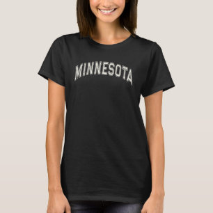 MINNESOTA Varsity Sportstaat Atletische Liefde MN  T-shirt