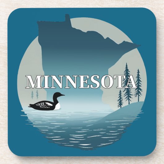 Minnesota Verenigde Staten Bier Onderzetter (Voorkant)