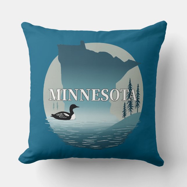 Minnesota Verenigde Staten Kussen (Voorkant)