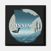 Minnesota Verenigde Staten Magneet (Voorkant)
