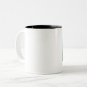 Minnesota verlaten? tweekleurige koffiemok (Voorkant links)