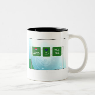 Minnesota verlaten? tweekleurige koffiemok