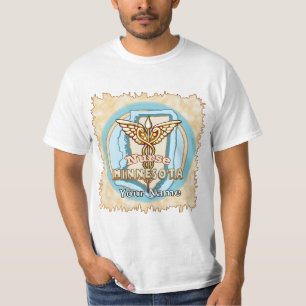 Minnesota Verpleegster Caduceus T-shirt