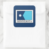 Minnesota Vierkante Sticker (Tas)