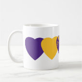 Minnesota Vikings Football Heart Design Koffiemok (Links)