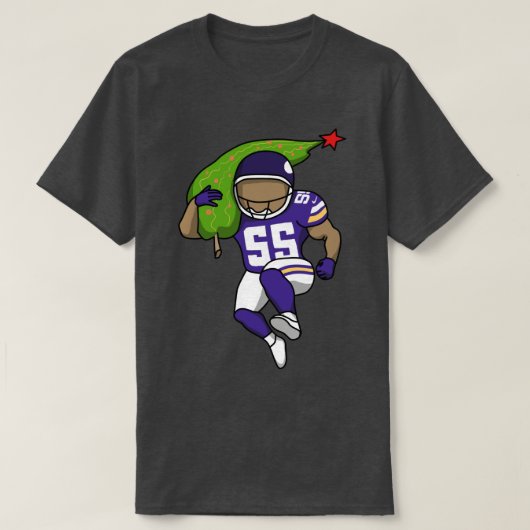 Minnesota Vikings Kerstboom T-shirt (Design voorkant)