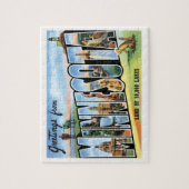 Minnesota Vintage Travel Legpuzzel (Verticaal)