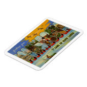 Minnesota Vintage Travel Magneet (Linkerzijde)