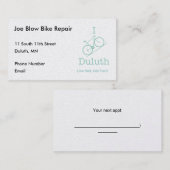 Minnesota-Visitekaartjes Afsprakenkaartje (Voorkant / Achterkant)