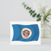 Minnesota Vlag Ansichtkaart Briefkaart (Staand voorkant)