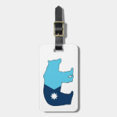 Minnesota Vlag Beer Bagagelabel (Voorkant verticaal)