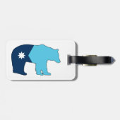 Minnesota Vlag Beer Bagagelabel (Achterkant horizontaal)