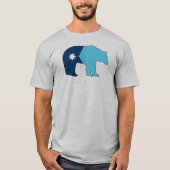 Minnesota Vlag Beer T-shirt (Voorkant)