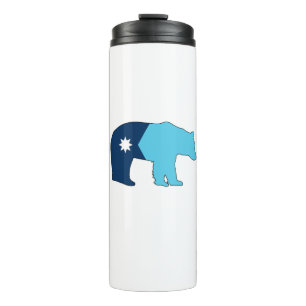 Minnesota Vlag Beer Thermosbeker