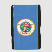 Minnesota vlag golfhanddoek (Voorkant)