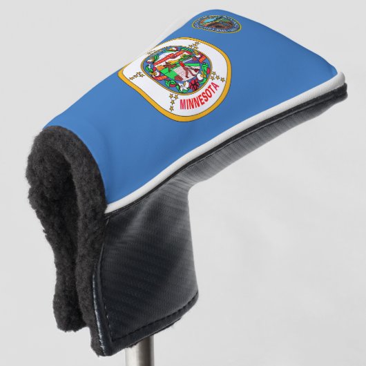 Minnesota vlag golfheadcover (3/4 voorkant)