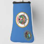 Minnesota vlag golfheadcover (Draai 90)