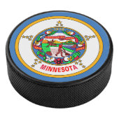 Minnesota vlag hockey puck (3/4)
