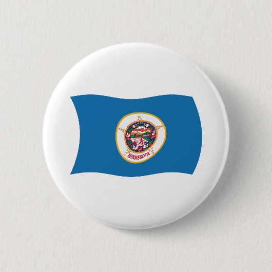 Minnesota Vlag Knop Ronde Button 5,7 Cm (Voorkant)