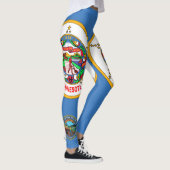 Minnesota vlag leggings (Rechts)