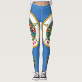 Minnesota vlag leggings (Voorkant)