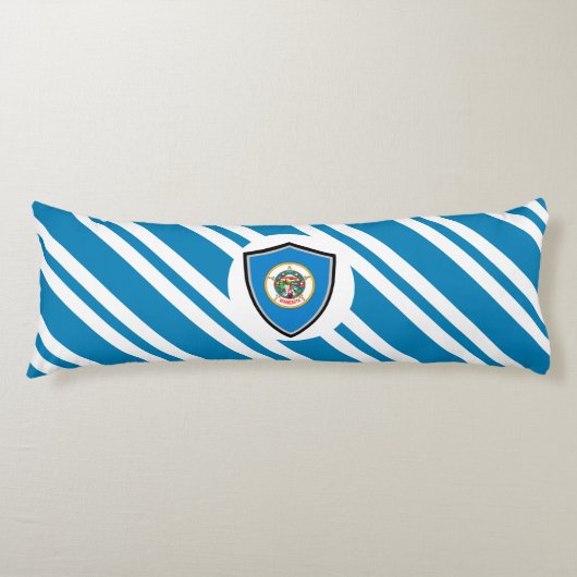 Minnesota vlag lichaamskussen (Voorkant)