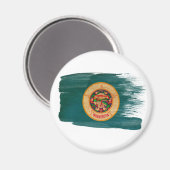 Minnesota Vlag Magneten (Voorkant / Achterkant)