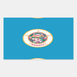 MINNESOTA-vlag - Rechthoekige Sticker
