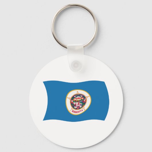 Minnesota Vlag Sleutelhanger (Voorkant)