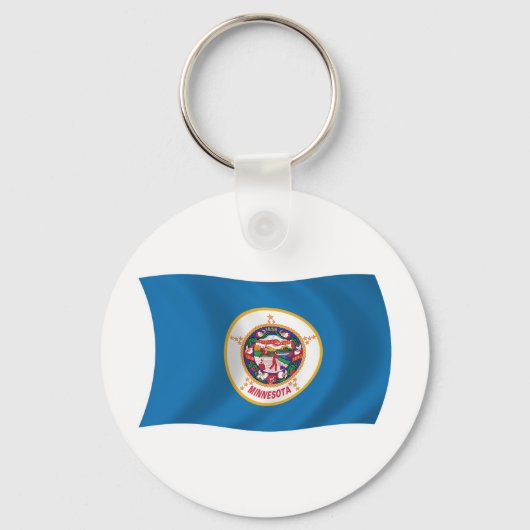 Minnesota Vlag Sleutelhanger (Voorkant)
