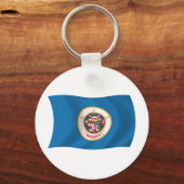 Minnesota Vlag Sleutelhanger (Voorkant)