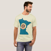 Minnesota-vlag T-shirt (Voorkant volledig)