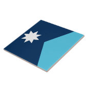 Minnesota Vlag Tegel Tegeltje (Zijkant)