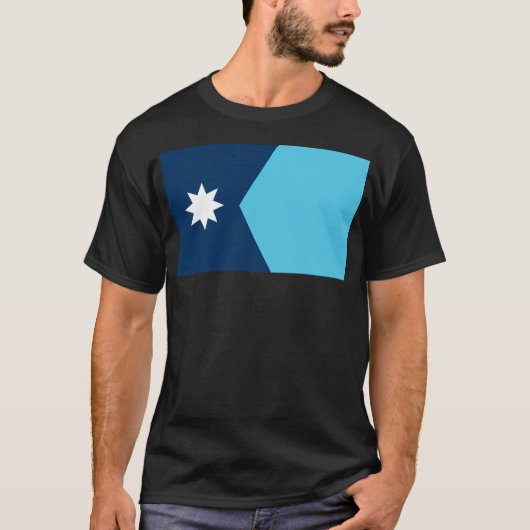 Minnesota - Vlag van de staat T-shirt (Voorkant)