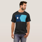 Minnesota - Vlag van de staat T-shirt (Voorkant volledig)