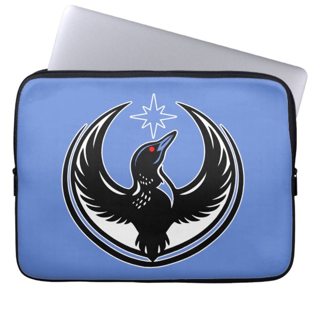 Minnesota Vogel Duiker Protest Laptop Sleeve (Voorkant)