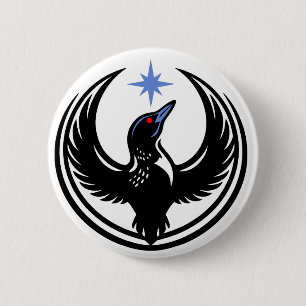 Minnesota Vogel Duiker Protest Ronde Button 5,7 Cm