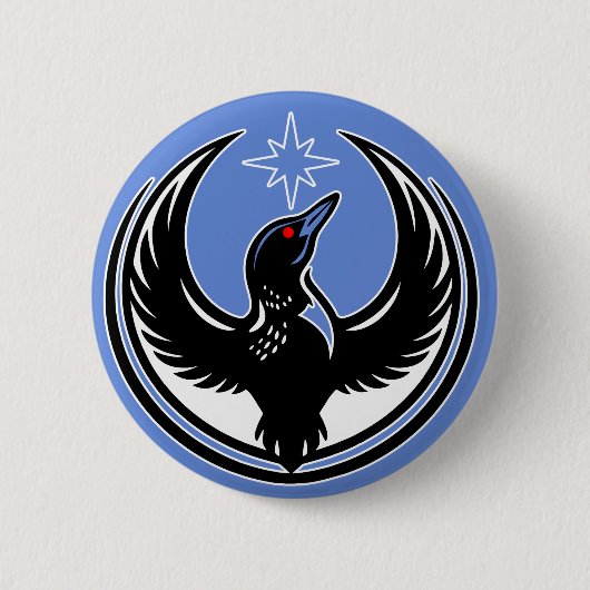 Minnesota Vogel Duiker Protest Ronde Button 5,7 Cm (Voorkant)