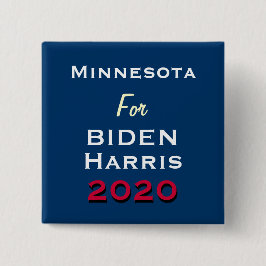 MINNESOTA voor de Campagne BIDEN HARRIS 2020 Butto Vierkante Button 5,1 Cm
