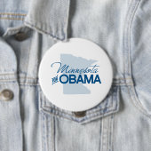 Minnesota voor Obama.png Ronde Button 4,0 Cm (In situ)