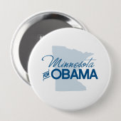 Minnesota voor Obama.png Ronde Button 4,0 Cm (Voorkant /achterkant)