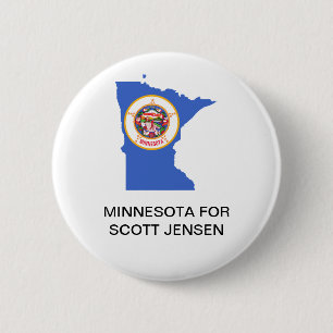 MINNESOTA VOOR SCOTT JENSEN GOVERNOR BUTTON