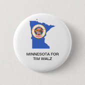 MINNESOTA VOOR TIM WALZ GOVERNOR BUTTON (Voorkant)