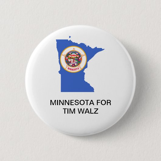 MINNESOTA VOOR TIM WALZ GOVERNOR BUTTON (Voorkant)