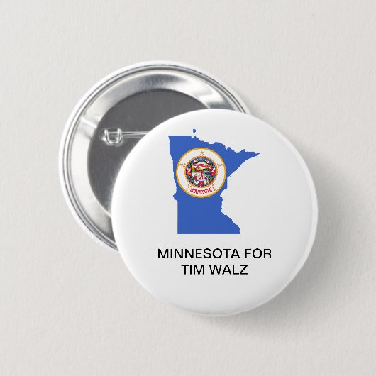MINNESOTA VOOR TIM WALZ GOVERNOR BUTTON (Voorkant /achterkant)