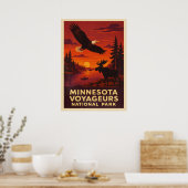Minnesota Voyageurs National Park V02 Poster (Keuken)