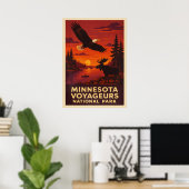 Minnesota Voyageurs National Park V02 Poster (Thuiskantoor)