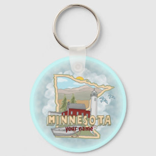 Minnesota vuurtoren sleutelhanger