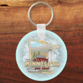 Minnesota vuurtoren sleutelhanger (Voorkant)