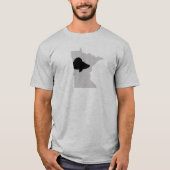 Minnesota Walleye Silhouette T-shirt (Voorkant)